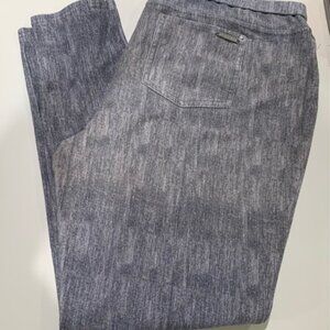 Michael Kors Women's Gray Pull On Pants Curvy Stretch Size XL Tapered